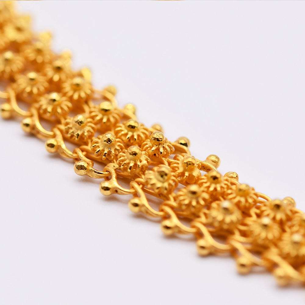 Á Portuguesa I Gold plated Silver Bracelet 0.6 oz