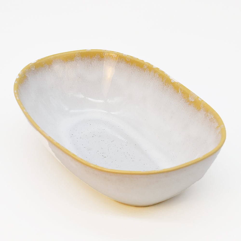 Amazonia I Stoneware Serving Dish 9.8'' - White