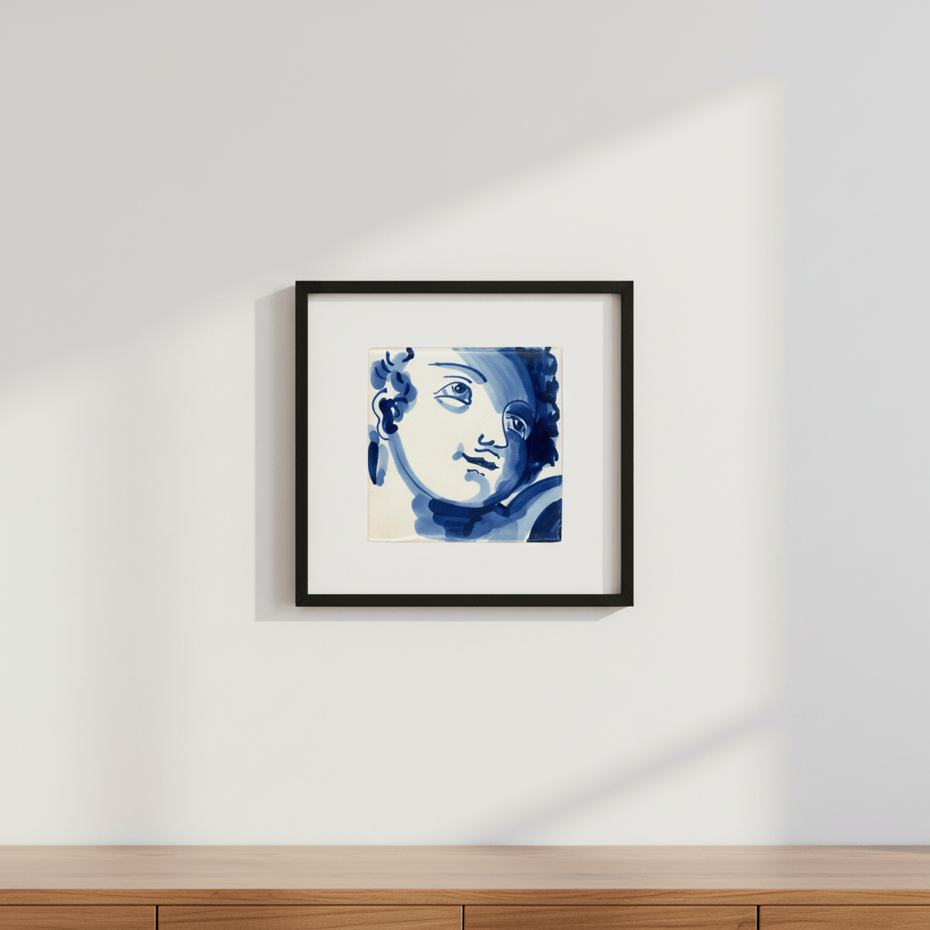 Anjo Barroco I Azulejo 5.5x5.5''