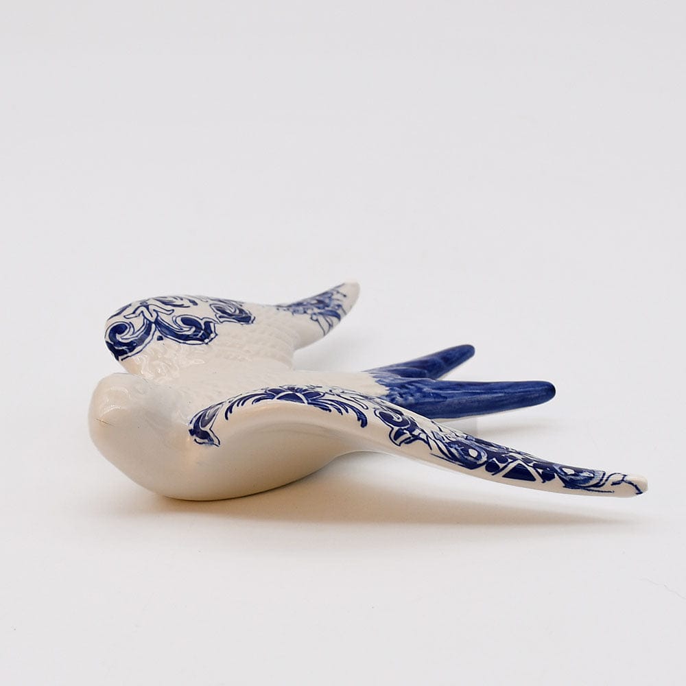 Azulejos I Ceramic Swallow - Blue