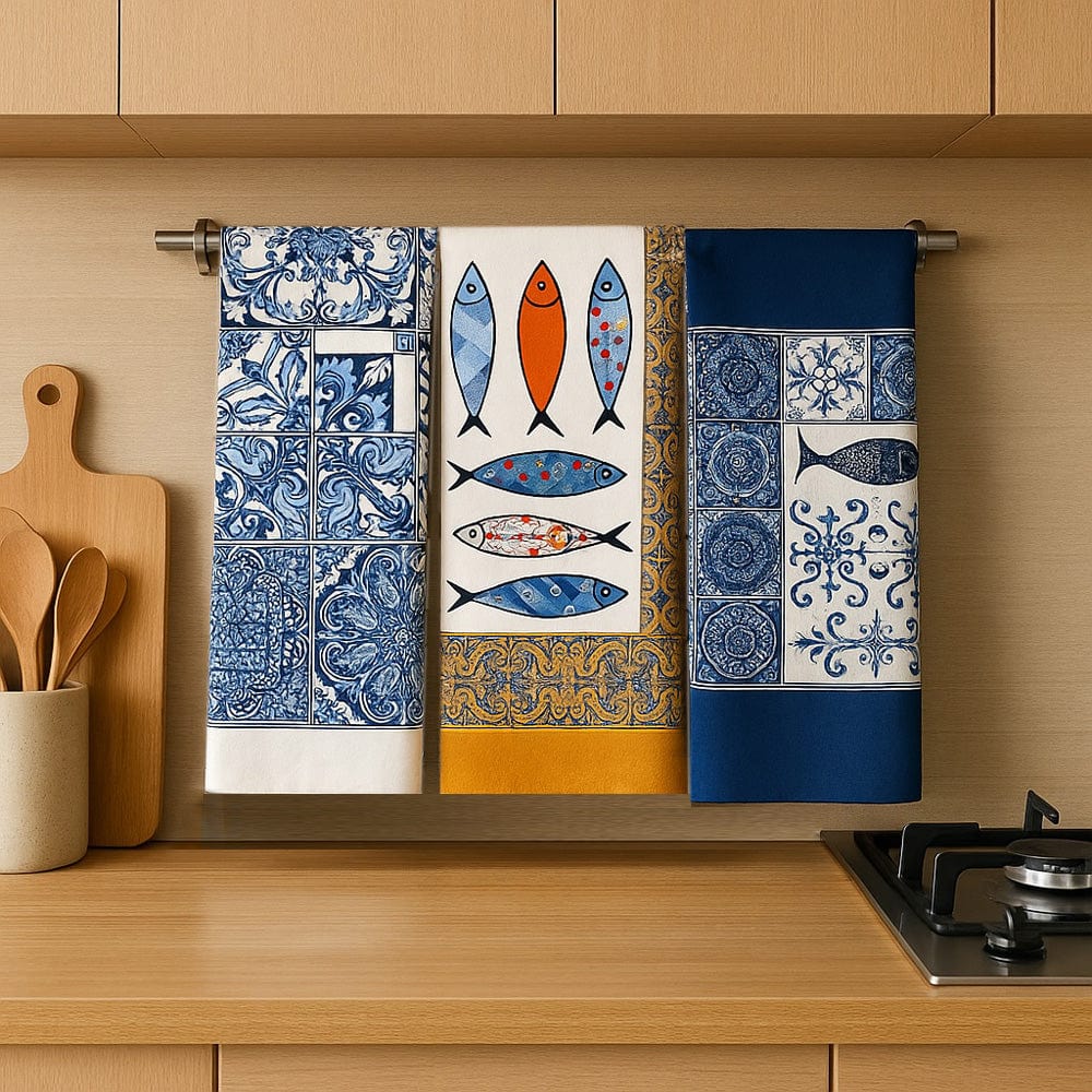 Azulejos I Kitchen Towel