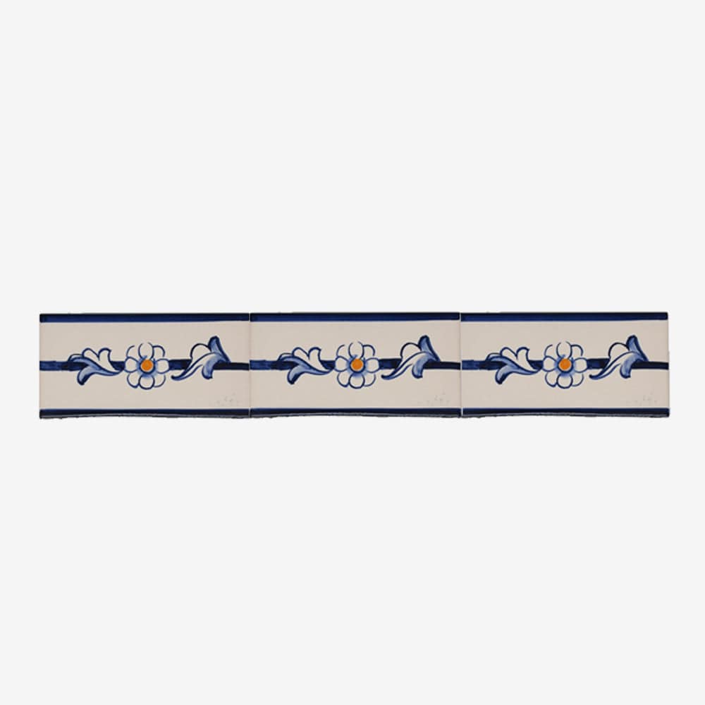 Azulejos I Tile Border - 3.0x5.9"