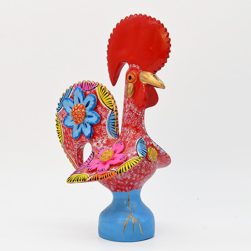 Barcelos Rooster by Prazeres Côta 12''- Red