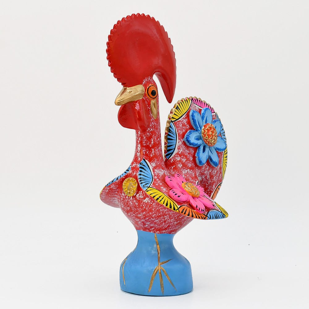 Barcelos Rooster by Prazeres Côta 12''- Red