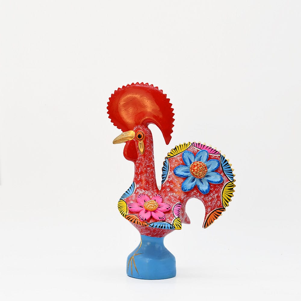 Barcelos Rooster by Prazeres Côta 12''- Red