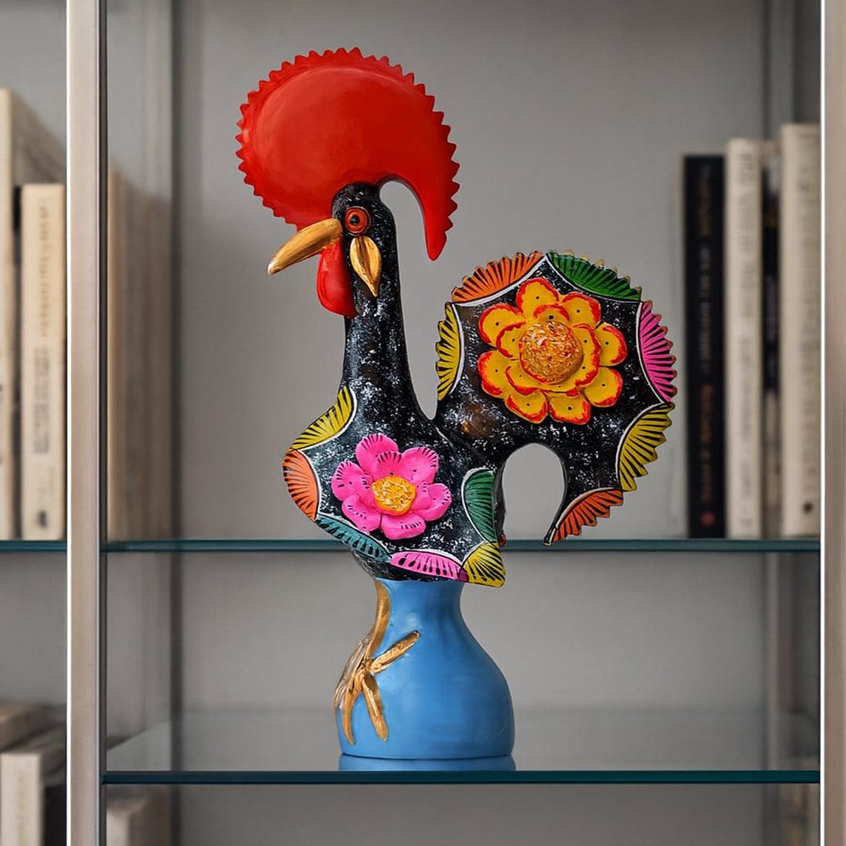 Barcelos Rooster by Prazeres Côta 16''- Black