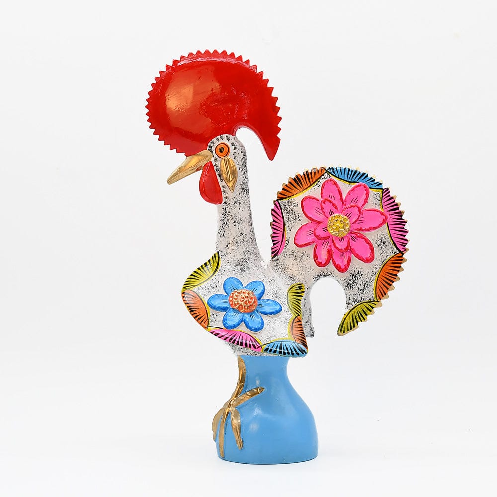 Barcelos Rooster by Prazeres Côta 16''- White