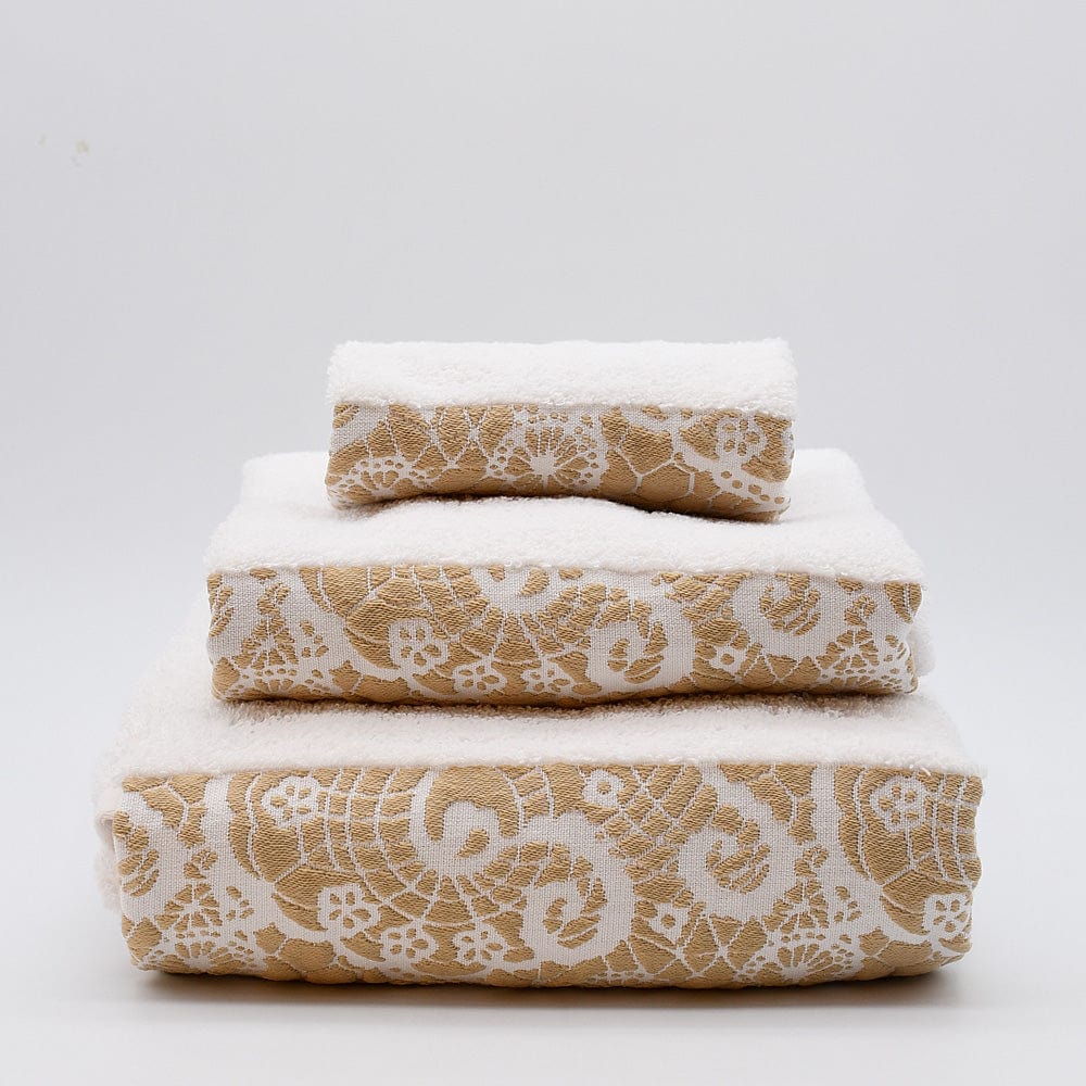 Bath Set - Beige & Ochre