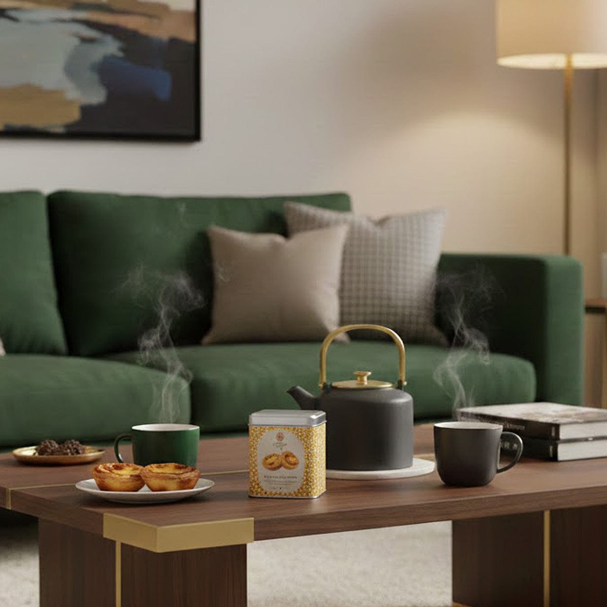 Black Loose Leaf Tea I Pastel de Nata Flavored