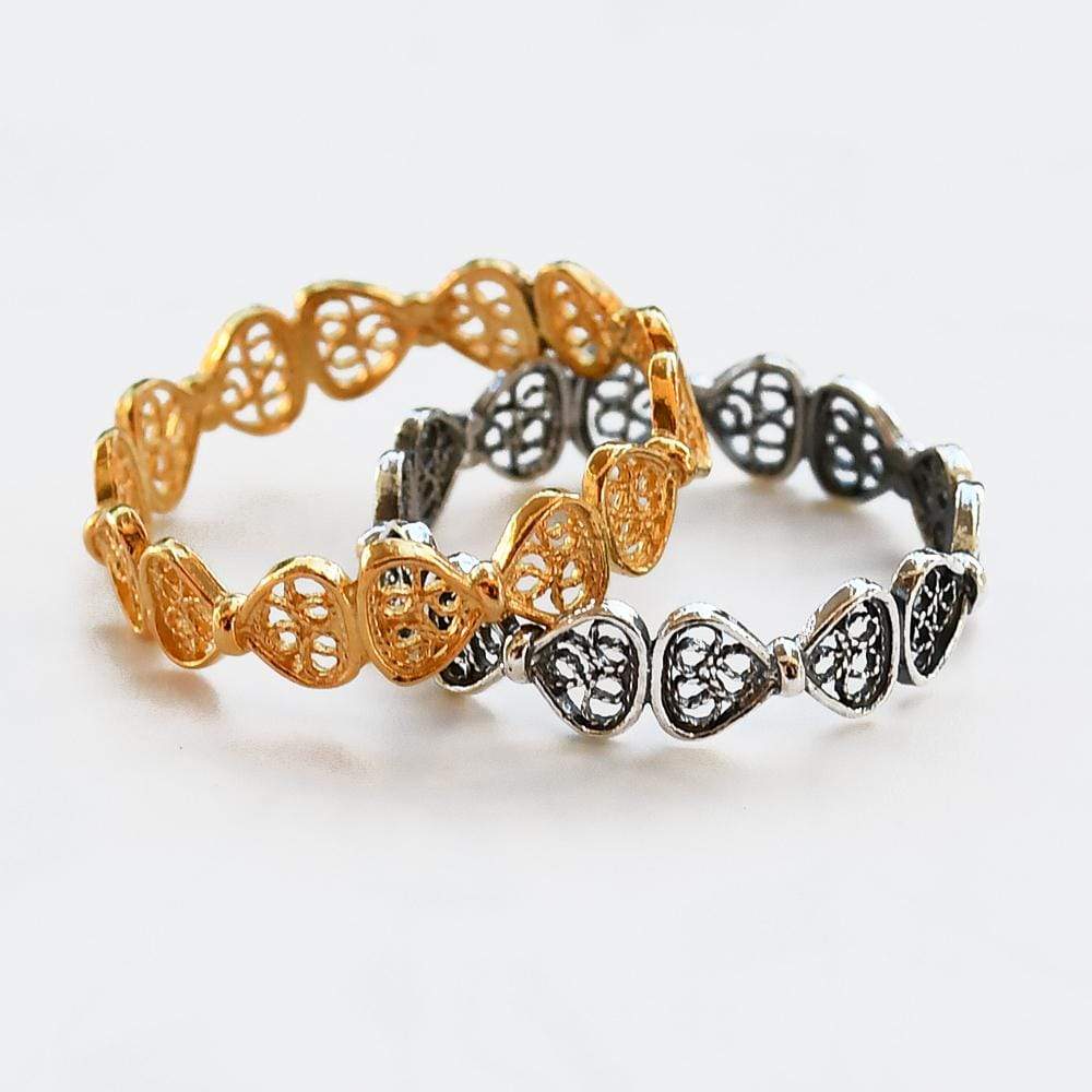 Borboleta I Silver Wedding Ring 0.1 oz