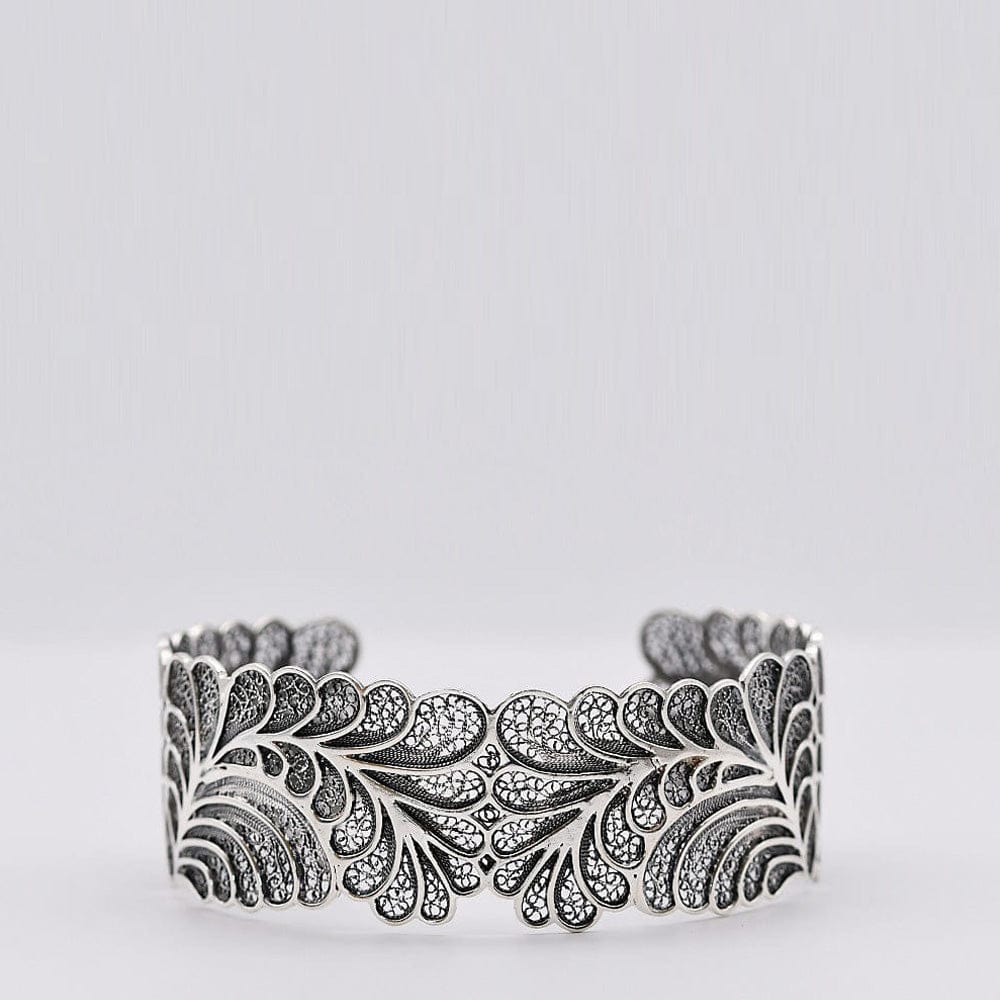 Bracelet manchette en argent