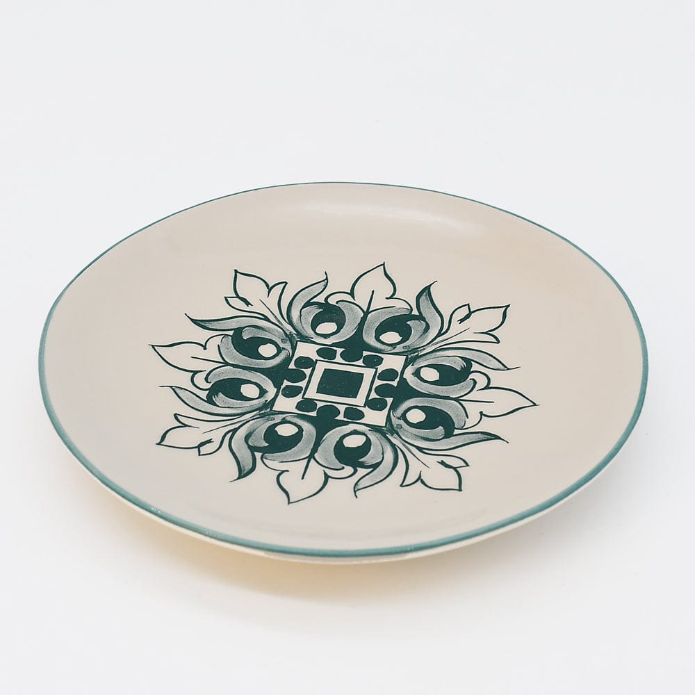Brasão I Ceramic Plate 5.9'' - Green