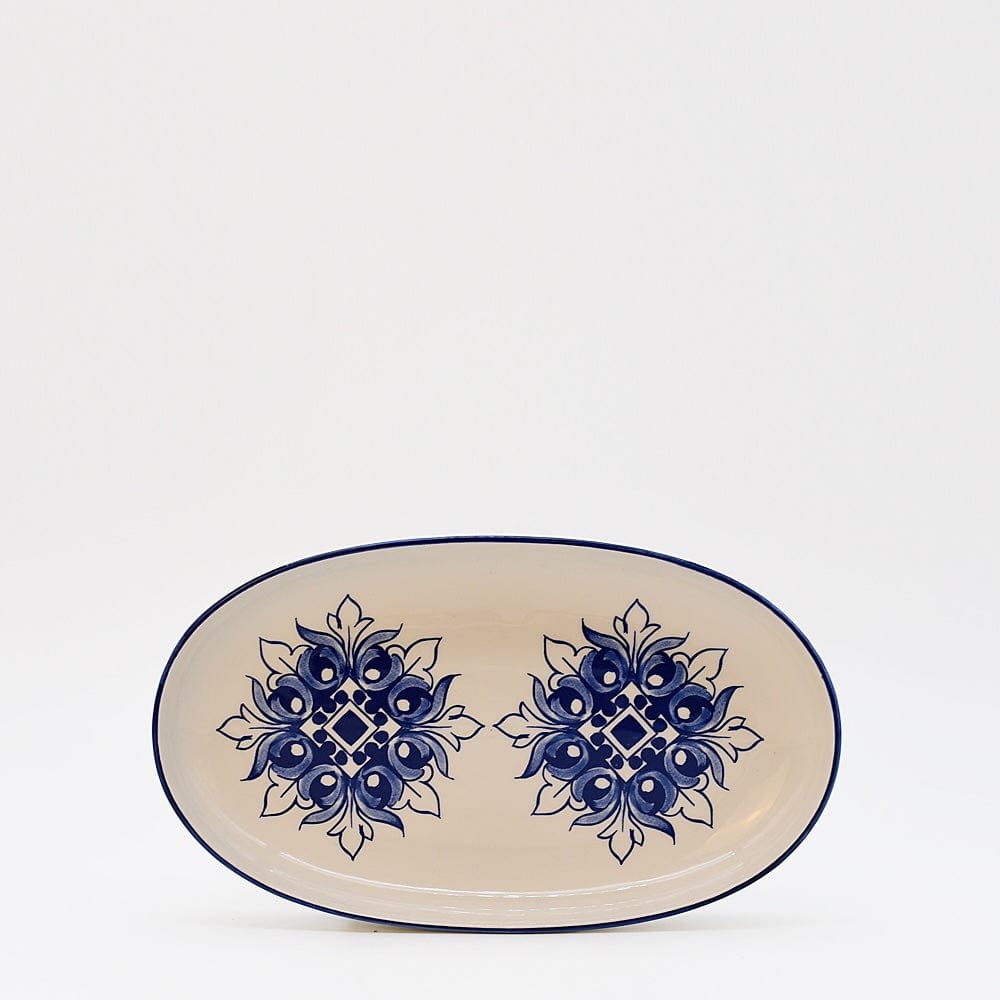 Brasão I Ceramic Serving Dish 10.2'' - Blue