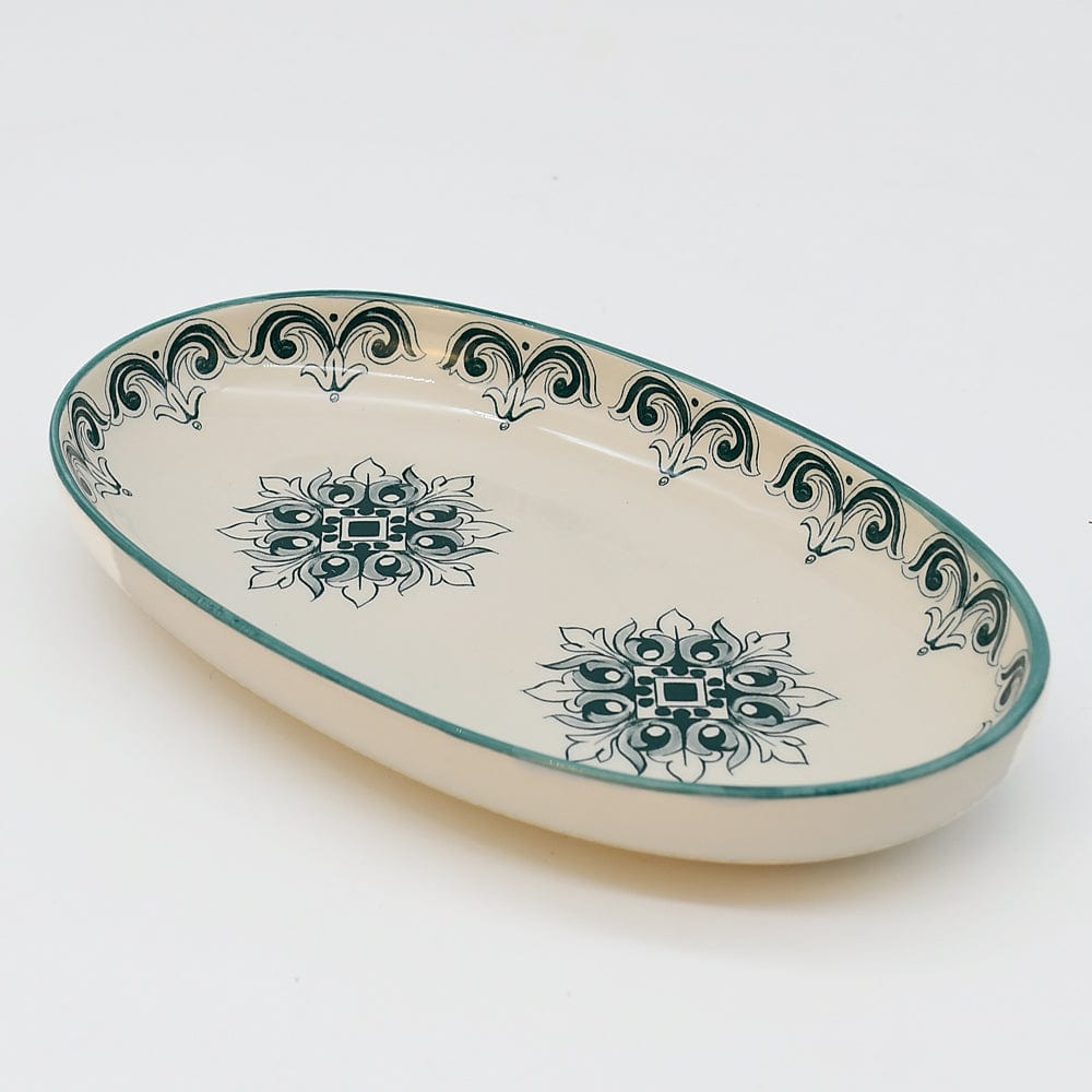 Brasão I Ceramic Serving Dish 7.5'' - Green
