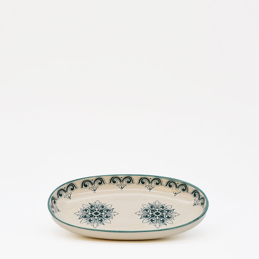 Brasão I Ceramic Serving Dish 7.5'' - Green