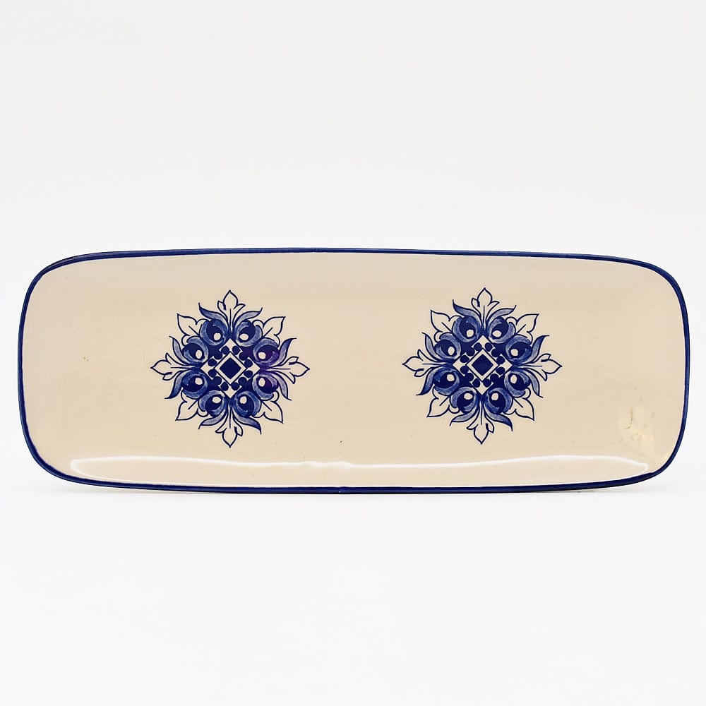 Brasão I Ceramic Serving Dish 8.7'' - Blue