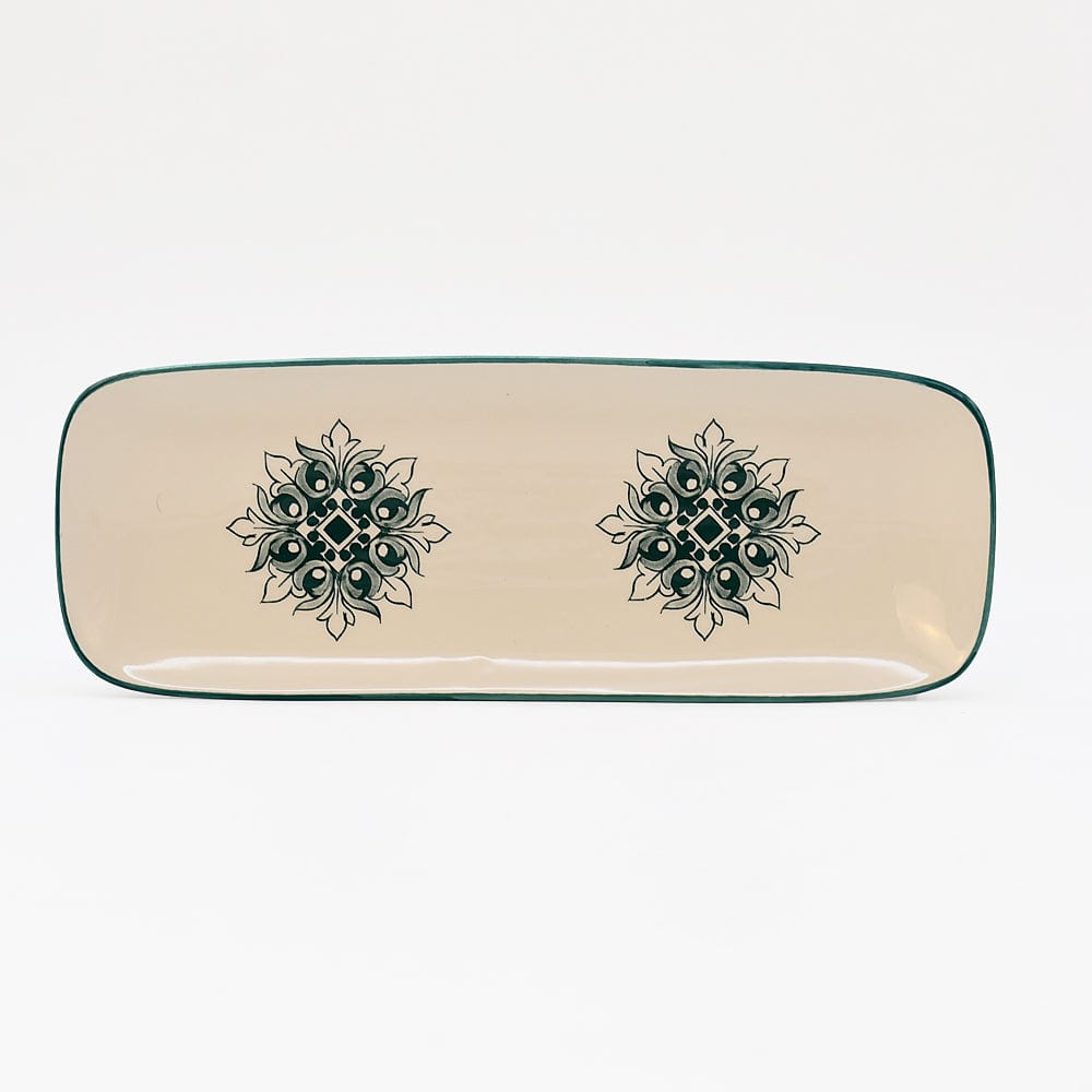 Brasão I Ceramic Serving Dish 8.7'' - Green