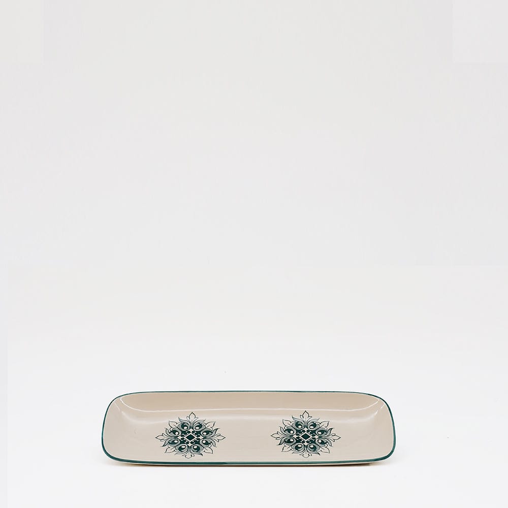 Brasão I Ceramic Serving Dish 8.7'' - Green
