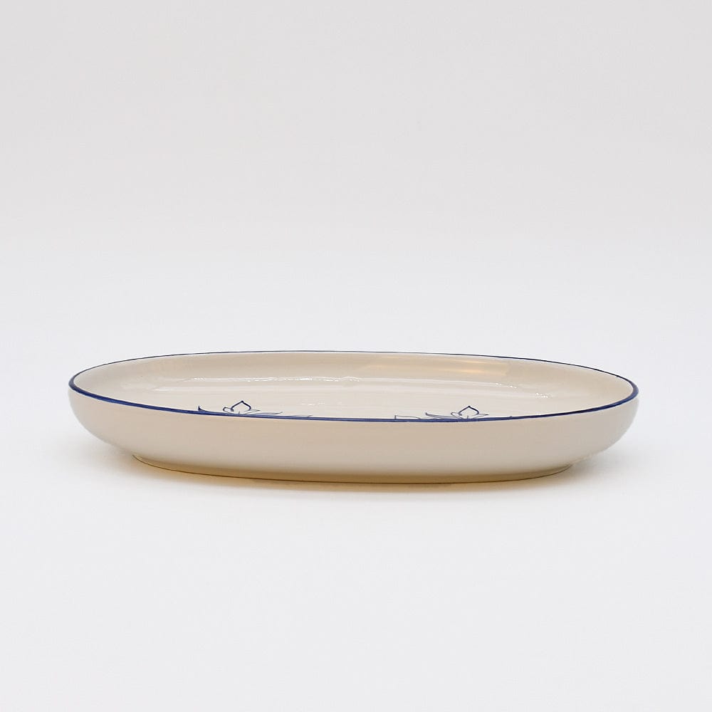 Brasão I Ceramic Serving Dish 9.4'' - Blue