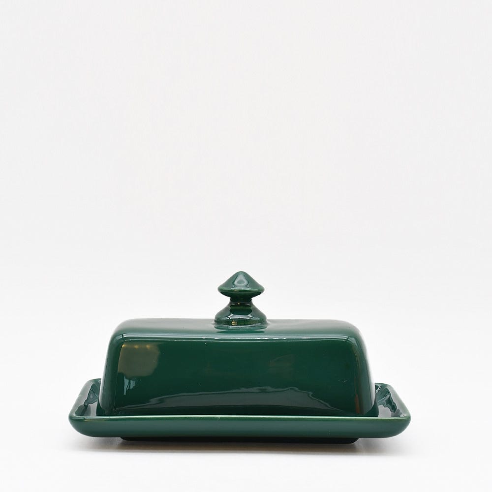 Ceramic Butter Dish - Green