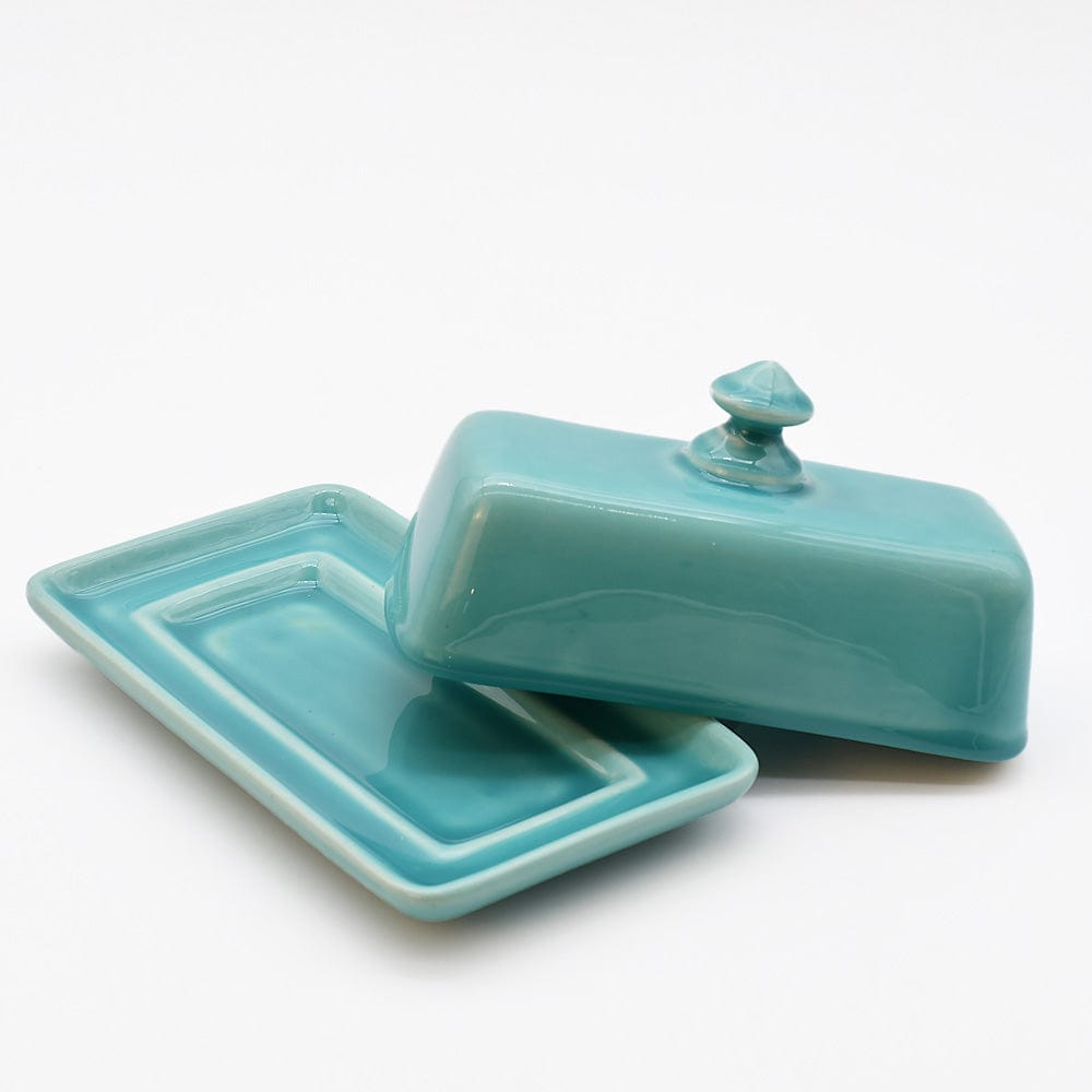 Ceramic Butter Dish - Turquoise