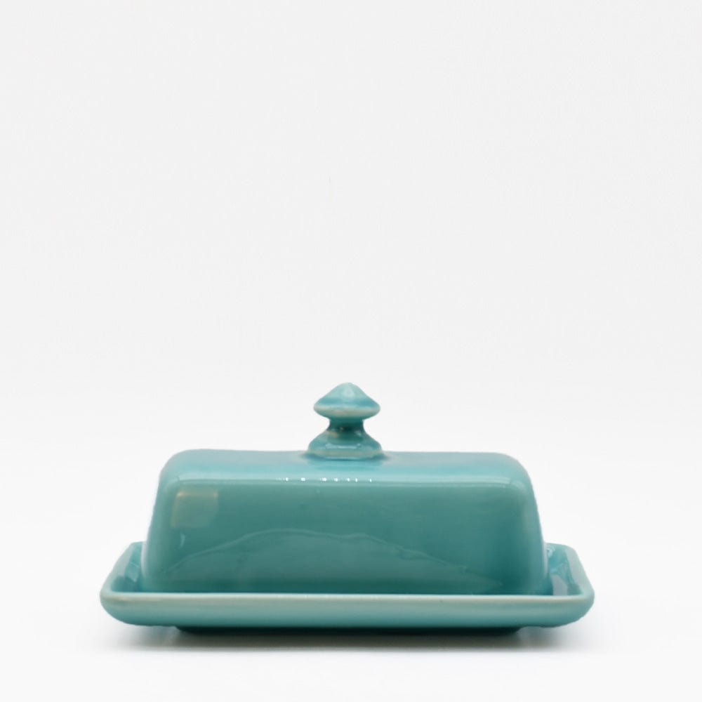 Ceramic Butter Dish - Turquoise