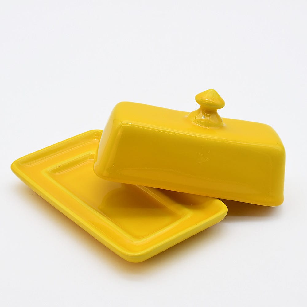 Ceramic Butter Dish - Yellow