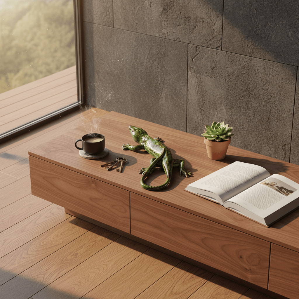 Ceramic Lizard - 11.0''