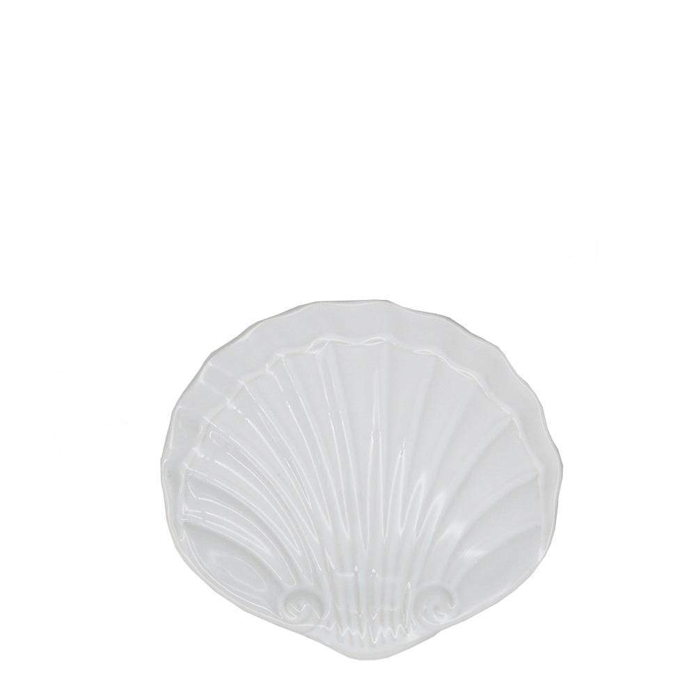 Ceramic Seashell 5.2" - White