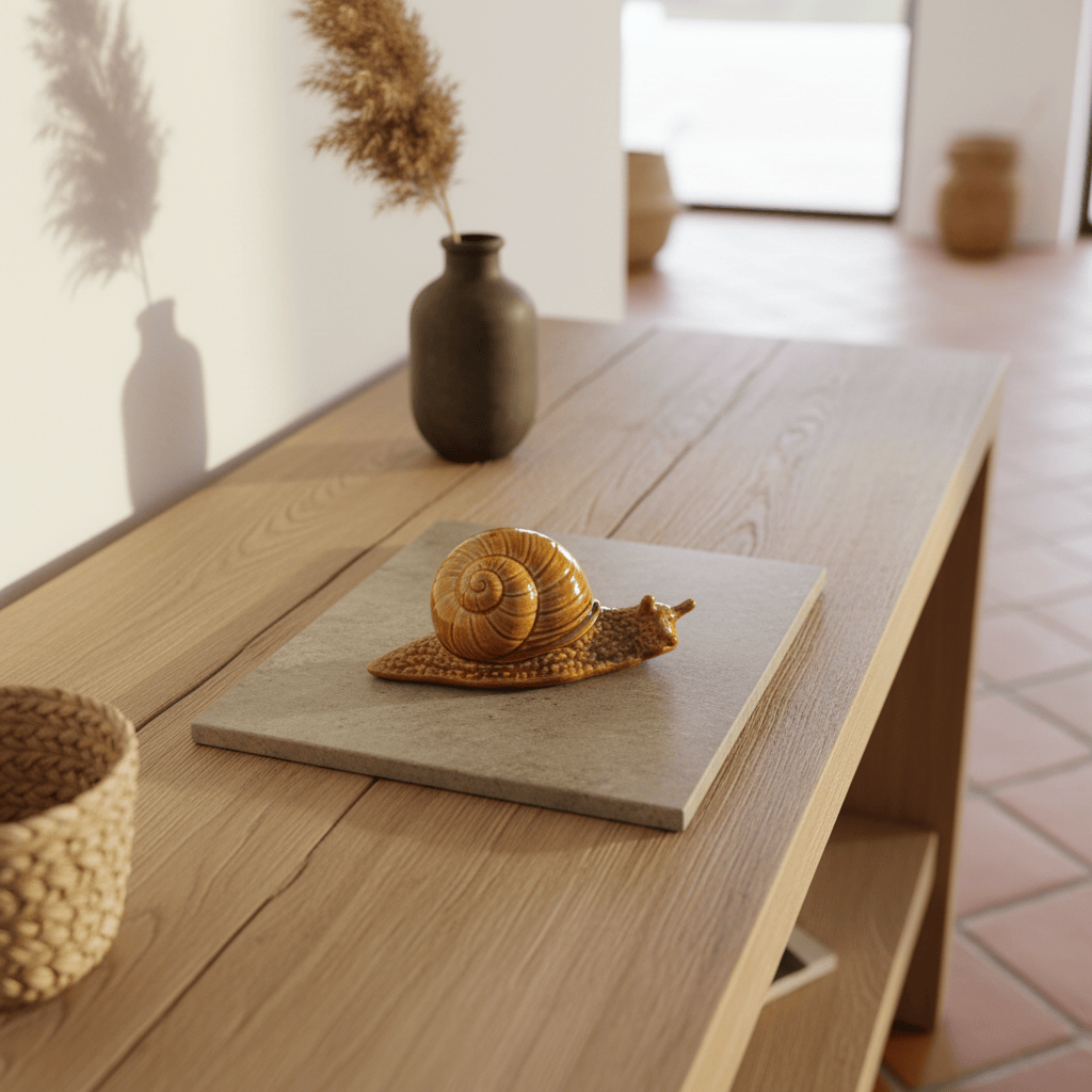 Ceramic Snail - 4.7''