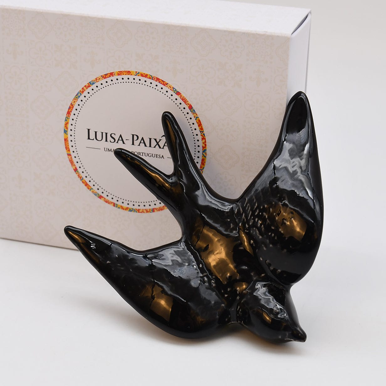 Ceramic Swallow Gift Set - Black