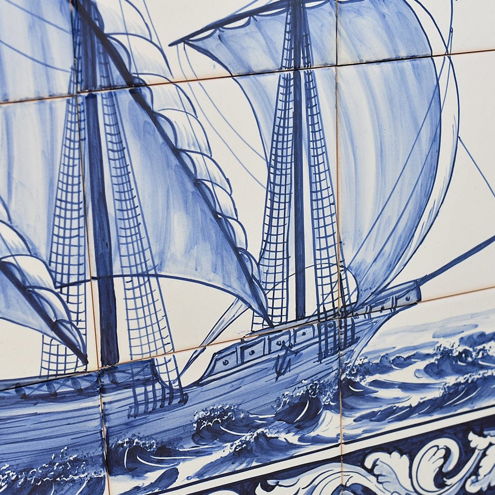 Ceramic tile Mural of 24 Azulejos - 35x24''