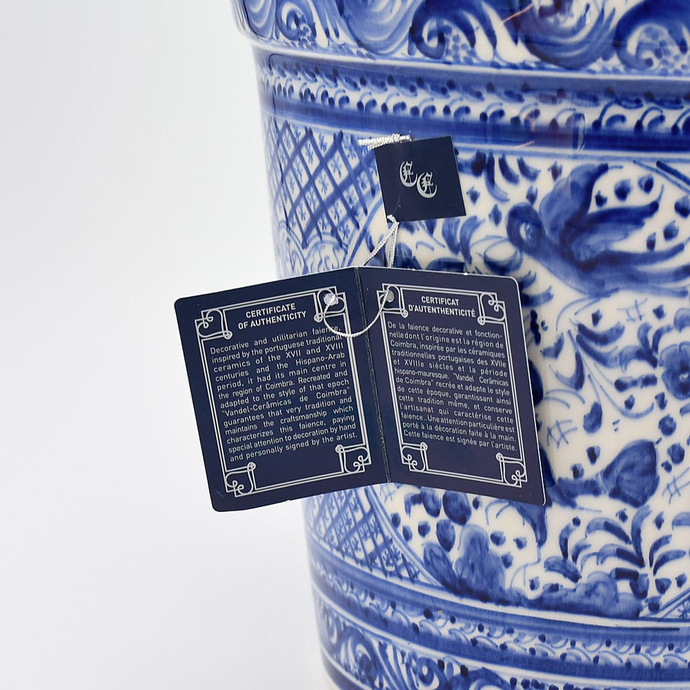 Coimbra Ceramics – Hand-Painted Planter - 12.0"