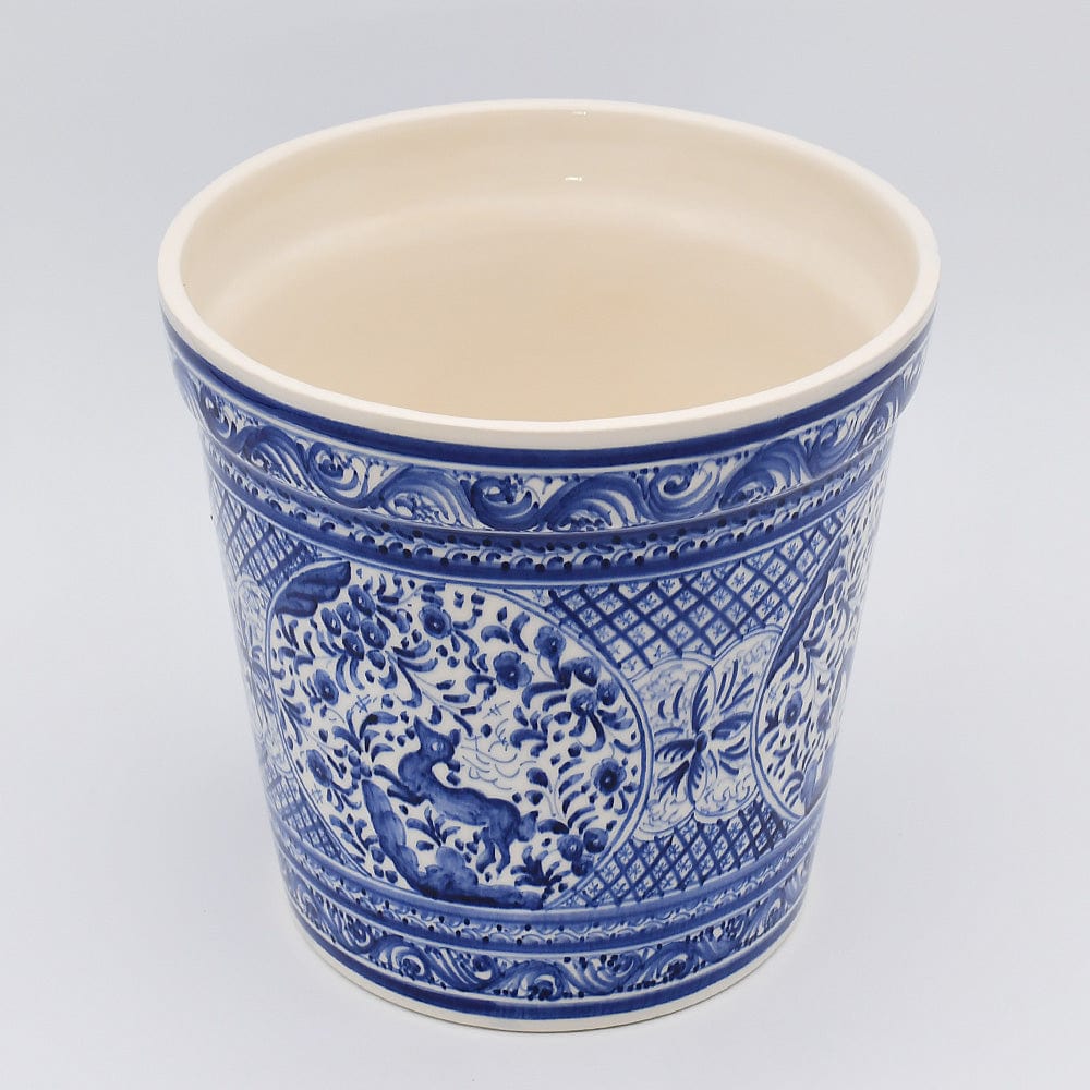 Coimbra Ceramics – Hand-Painted Planter - 12.0"