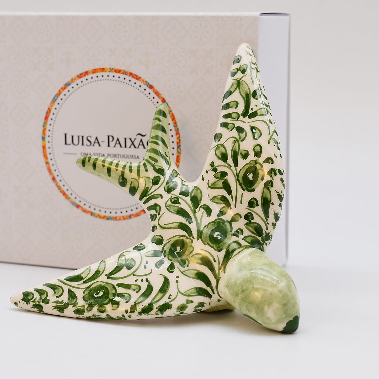 Coimbra I Ceramic Swallow Gift Set - Green