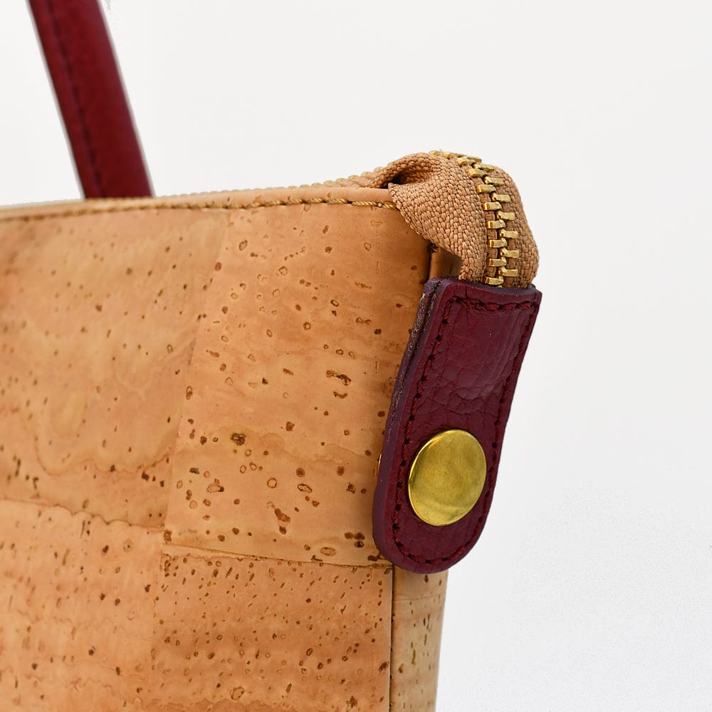 Convertible Cork Handbag - Blue