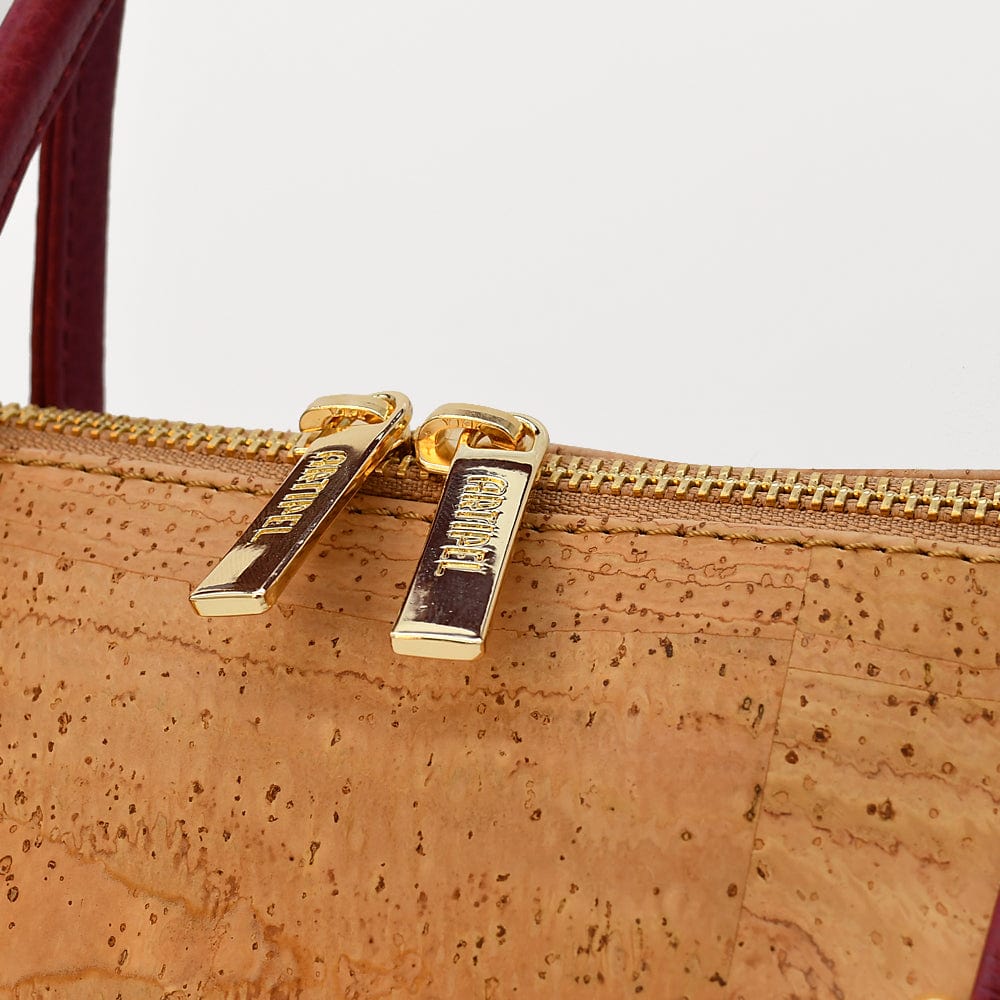 Convertible Cork Handbag - Blue