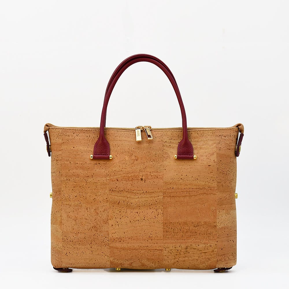 Convertible Cork Handbag - Blue