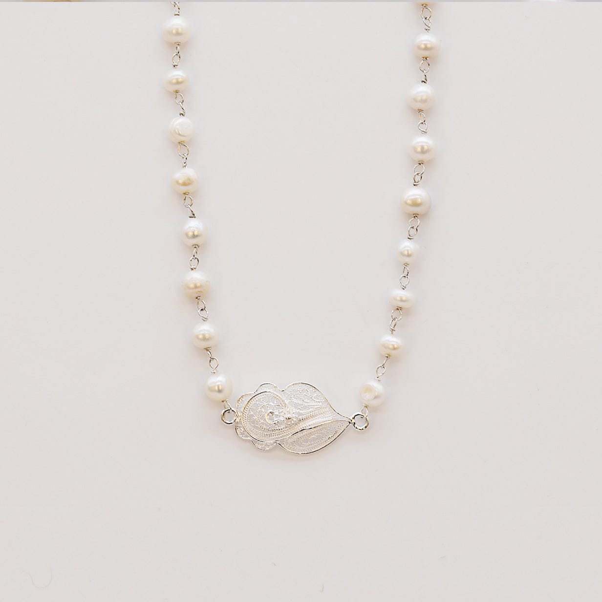 Coração de Viana I Collier de perles et Coração de Viana