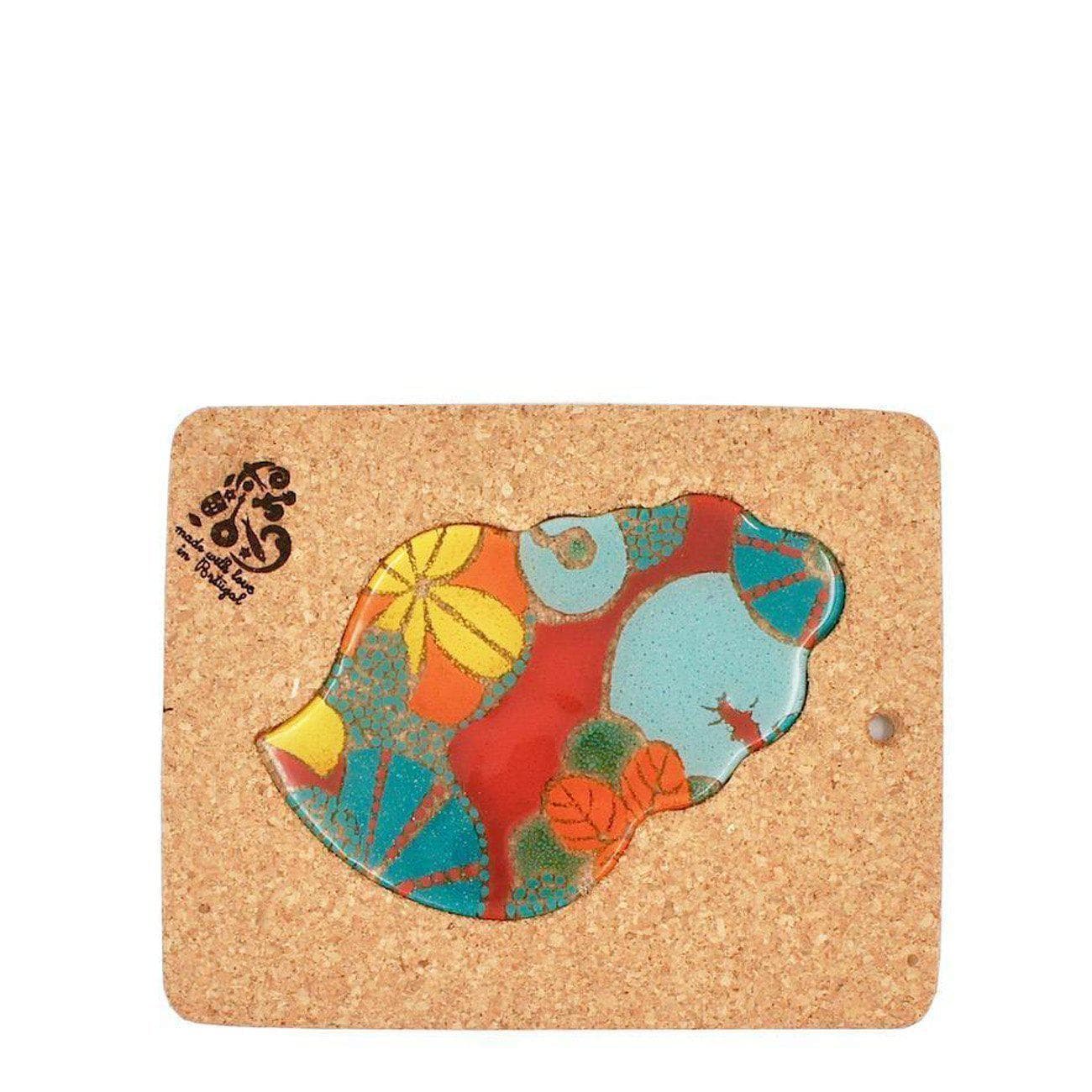 Coração de Viana I Glass and Cork Trivet