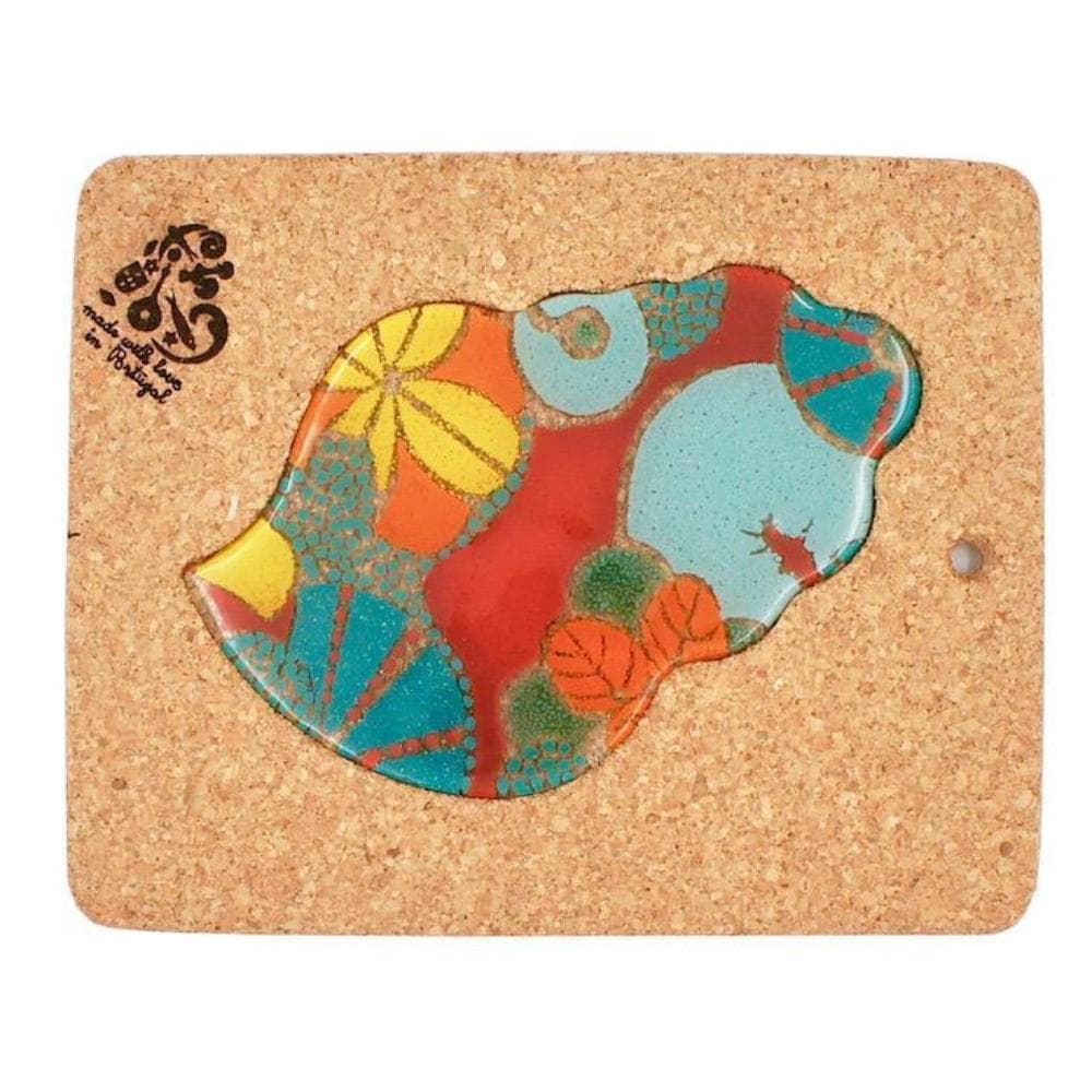 Coração de Viana I Glass and Cork Trivet