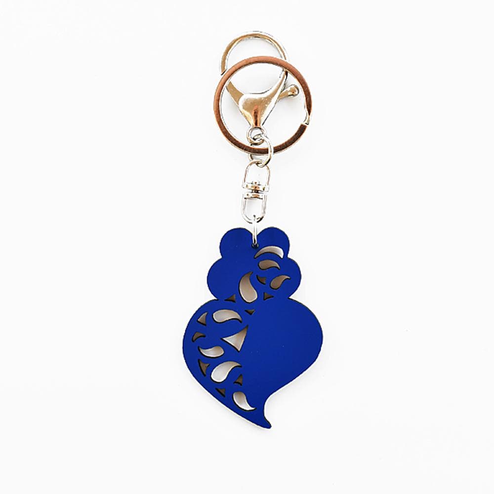 Coração de Viana I Key Ring - 11 colors Blue