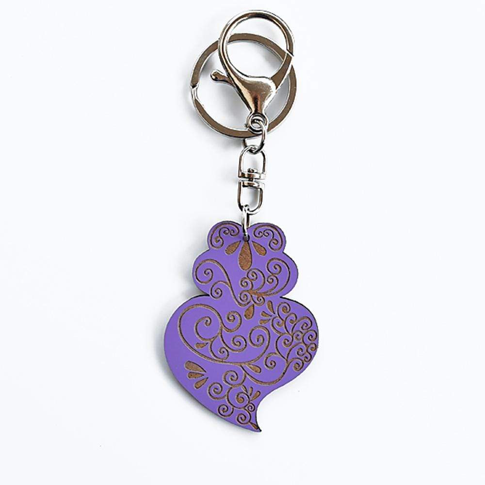 Coração de Viana I Key Ring - 11 colors Purple