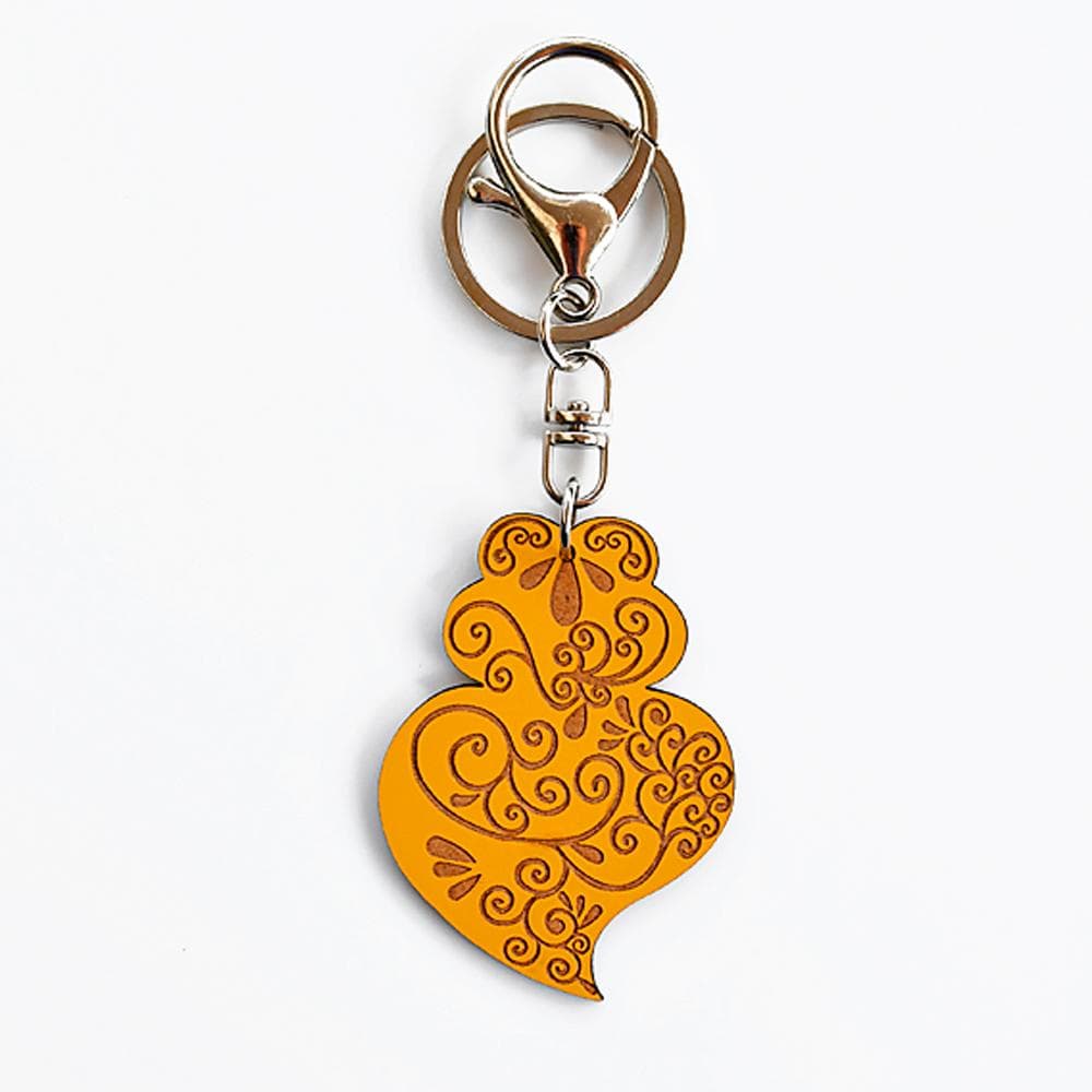 Coração de Viana I Key Ring - 11 colors Yellow