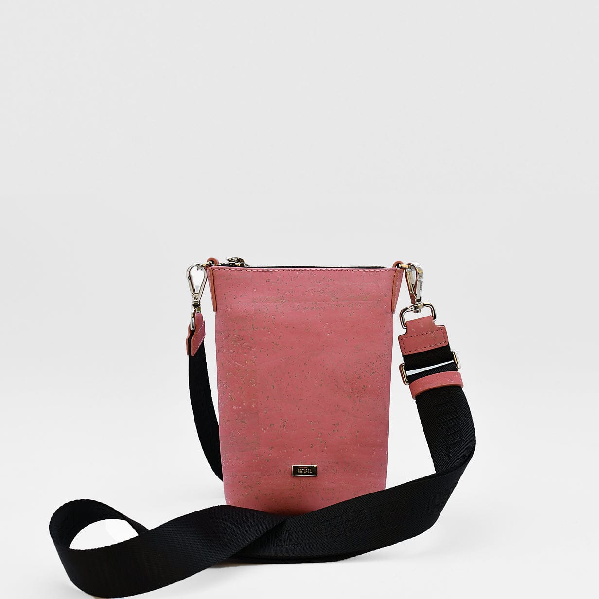 Cork Crossbody Pouch - Pink