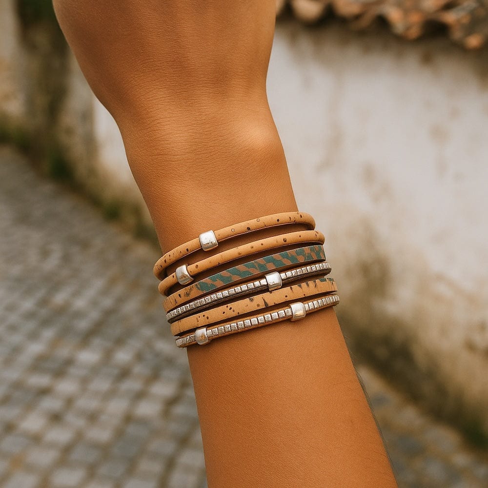 Cork Cuff Bracelet