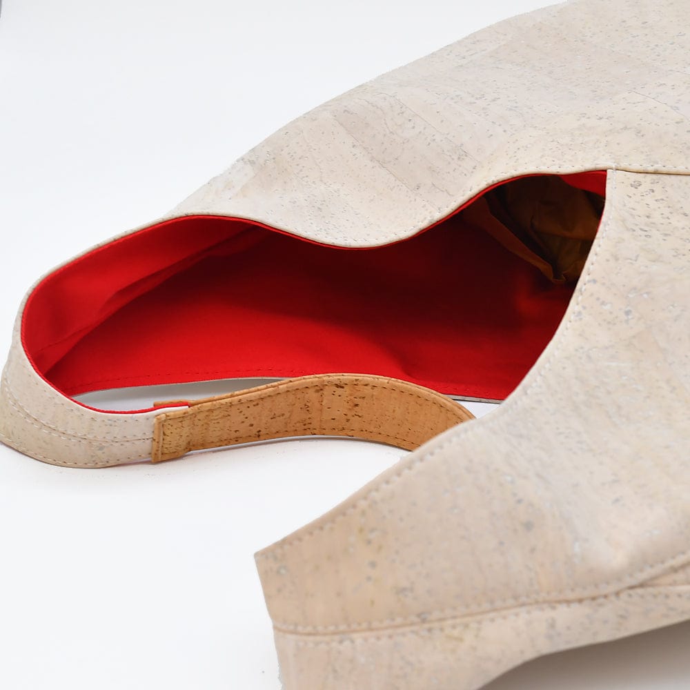 Cork Shoulder Bag - White
