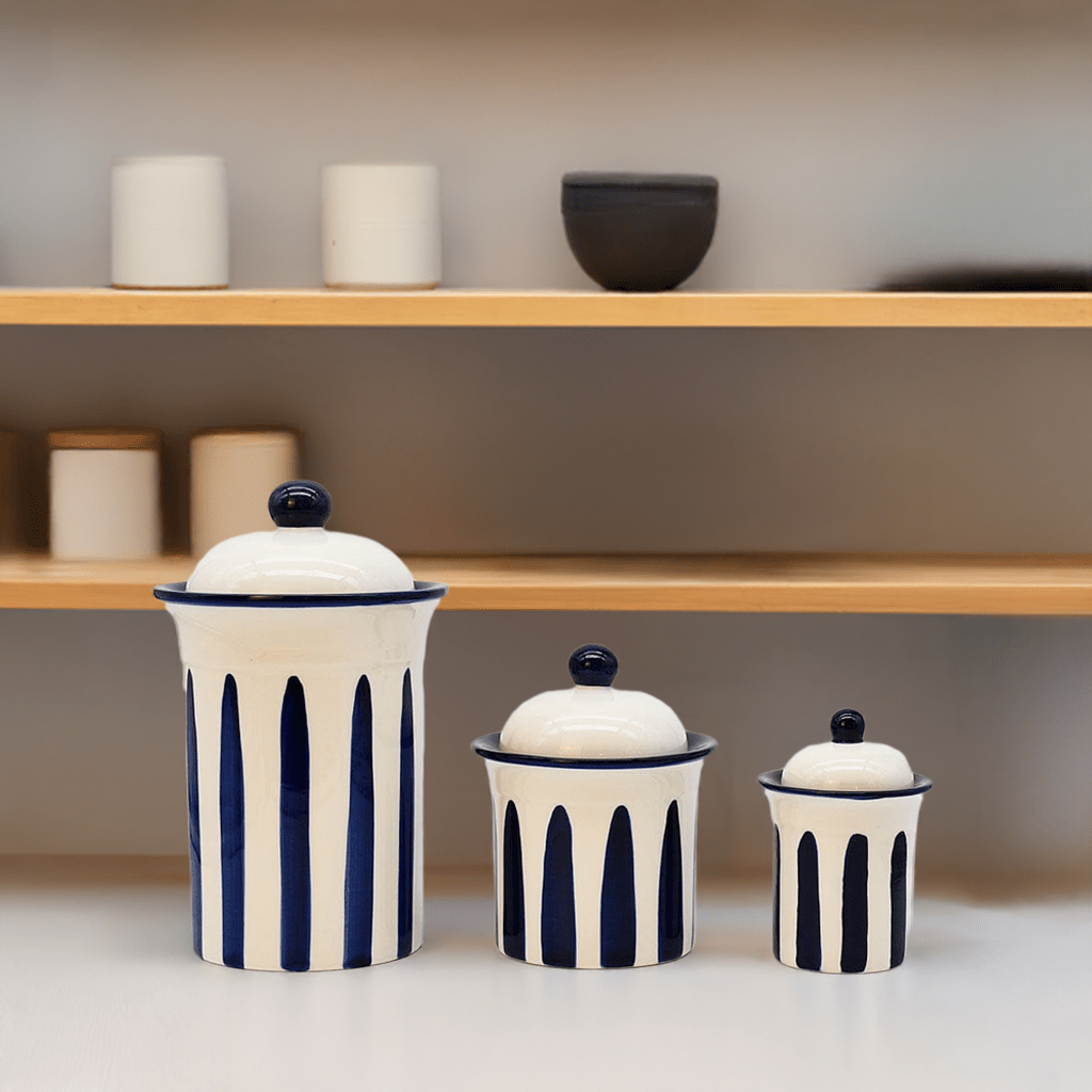 Costa Nova Mar I Kitchen Storage Boxes - Blue