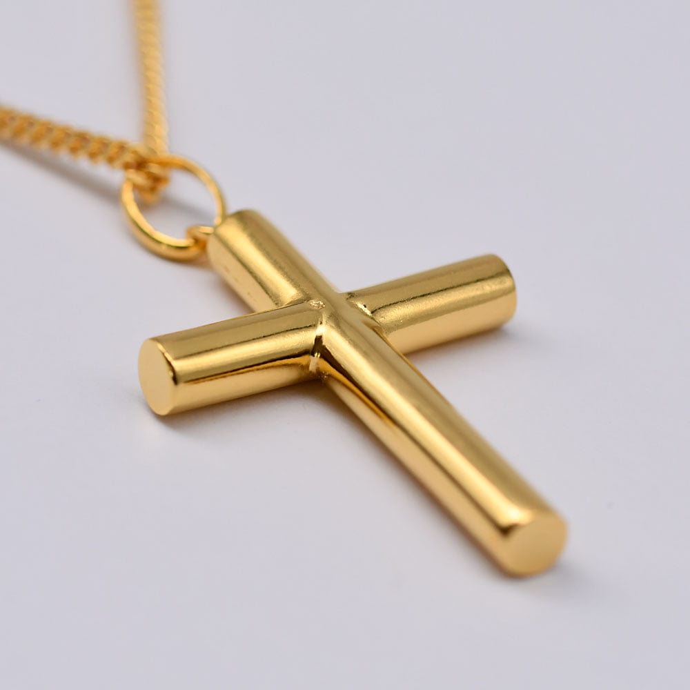 Cruz I Gold-plated Silver Necklace 2.0 oz