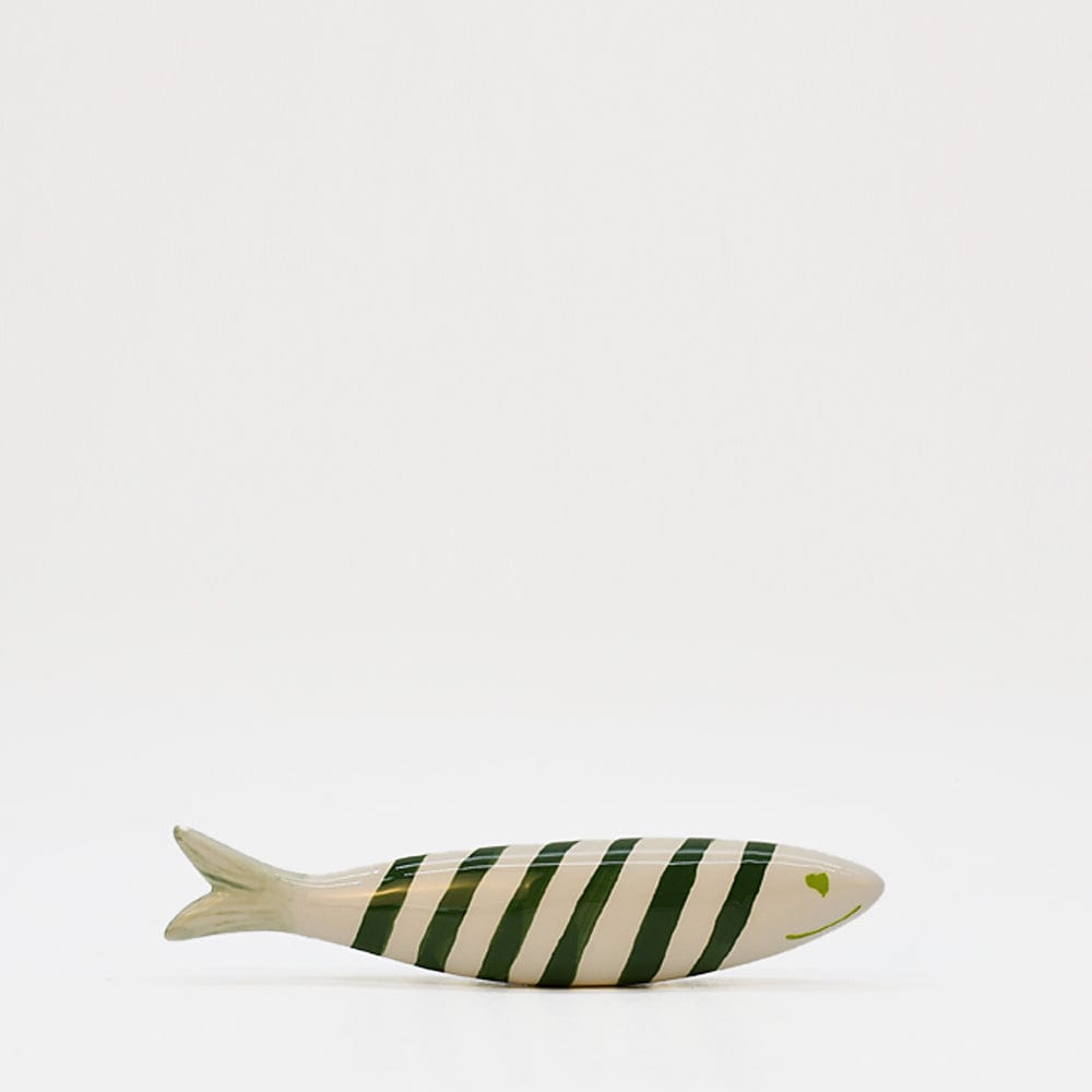 Decorative Smiling Sardine - Green